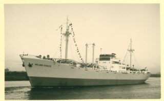 The freighter "Melanie Schulte" in 1952